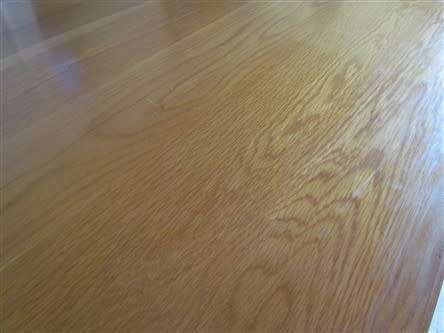 SOLID OAK DINING ROOM TABLE - GOOD CONDITION 2100mm X 1000mm