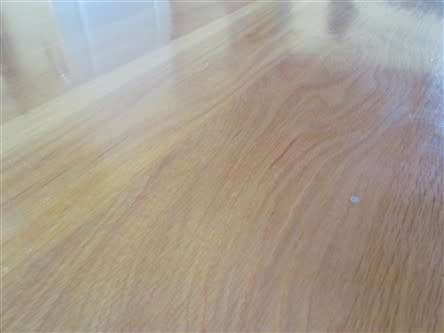 SOLID OAK DINING ROOM TABLE - GOOD CONDITION 2100mm X 1000mm