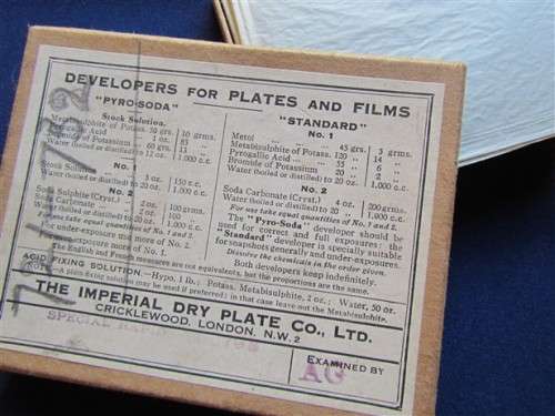 Vintage Glass Developer Plates *12 per Box*Great for Art / Museum Display