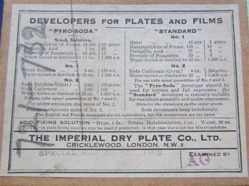 Vintage Glass Developer Plates *12 per Box*Great for Art / Museum Display