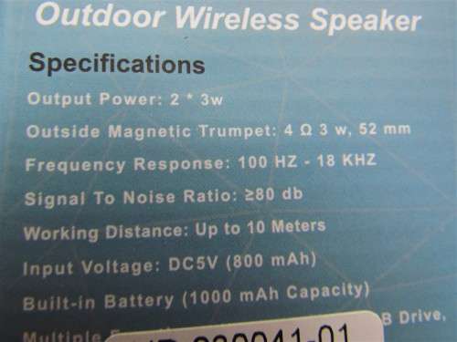 **R1 START** Blue Tooth Speaker**HD,Shockproof,Powerful & Robust Outdoor**