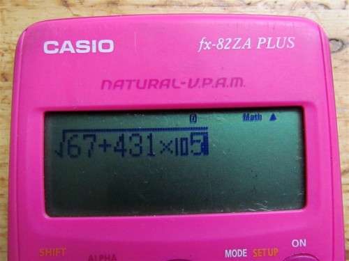 CASIO FX 82 ES High School Scientific Calculator