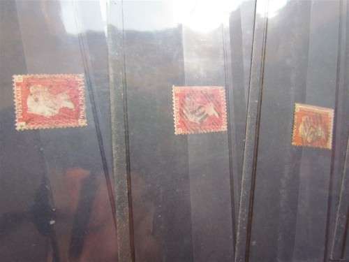 **R1 START** 25 X GB VICTORIA PENNY REDS ON CARDS - 1 BID FOR ALL