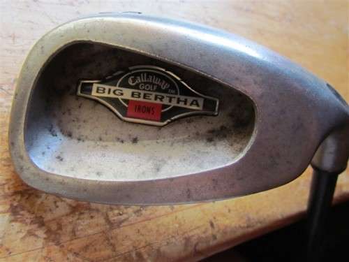Callaway Big Bertha Set of Irons - 3 to 9 iron + Sand Iron **Bargain Start** FREE POSTAGE