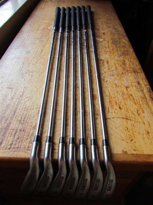 GOLF CLUBS SET - GARY PLAYER ANVIL - 5,6,7,8,9,PW,SW SET - CRAZY AUCTION