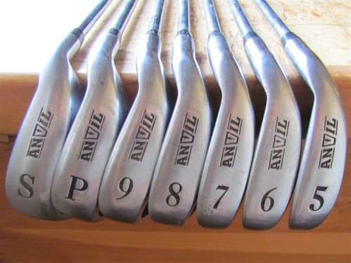 GOLF CLUBS SET - GARY PLAYER ANVIL - 5,6,7,8,9,PW,SW SET - CRAZY AUCTION