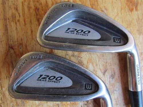 WILSON 1200 GOLF CLUB SET - 4,5,6,7,8,9,P IRONS - 1 BID FOR THE SET