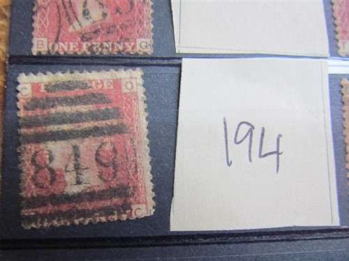 Penny Reds on Stock Card **All for 1 Bid**Low Start**