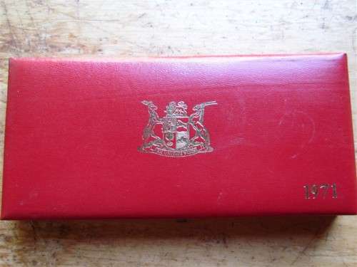 **CRAZY R1 START**1971 PROOF SET**SHORT SET WITHOUT R1  IN LONG BOX**