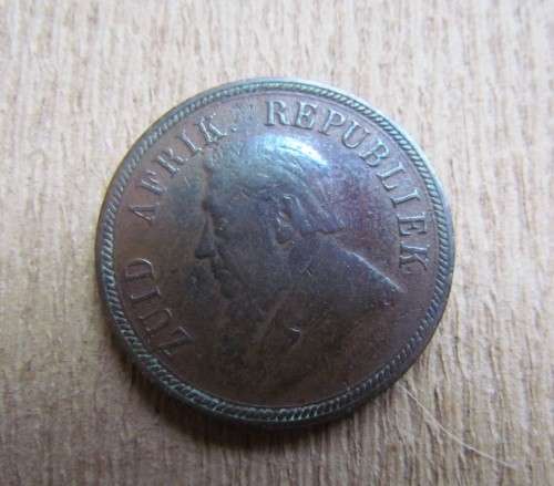1892 Z.A.R PENNY - HARD TO FIND AT THIS PRICE - LOW LOW