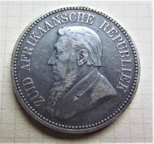 ** CRAZY R1 START ** 1894 2/6 Half Crown Silver ZAR - RARE