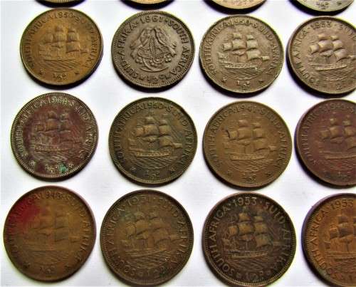 CRAZY R1 START@HUGE LOT OF 45 X SA HALF PENNY@CRAZY R1 START@