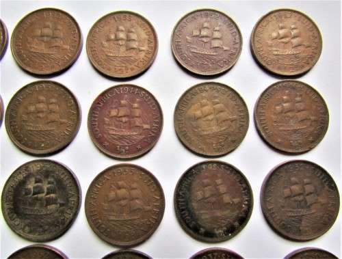 CRAZY R1 START@HUGE LOT OF 45 X SA HALF PENNY@CRAZY R1 START@