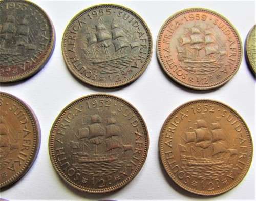 CRAZY R1 START@HUGE LOT OF 45 X SA HALF PENNY@CRAZY R1 START@