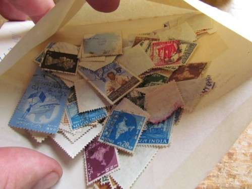 WORLD - UNSORTED & UNCHECKED ENVELOPES OF STAMPS