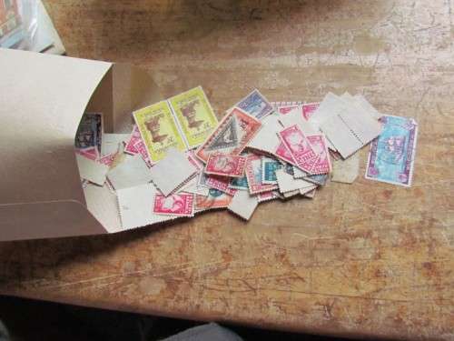 WORLD - UNSORTED & UNCHECKED ENVELOPES OF STAMPS