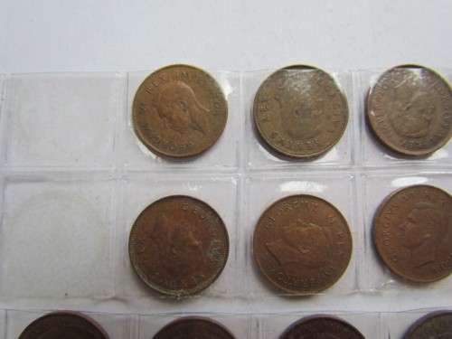 26 X 1942 -1950 Assorted Great Dates & Details 1/4d Farthings Collection all for 1 Bid