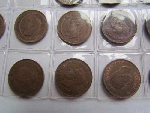 26 X 1942 -1950 Assorted Great Dates & Details 1/4d Farthings Collection all for 1 Bid
