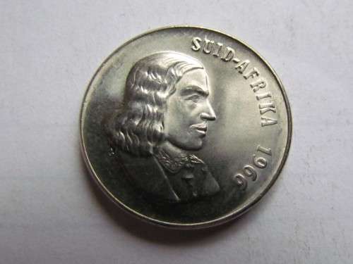 1966 AFRIKAANS 50C - GREAT DETAILS - LOW START