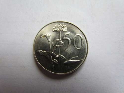 1966 AFRIKAANS 50C - GREAT DETAILS - LOW START