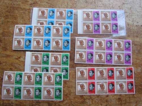 LESOTHO - SG 106-109 - BLOCKS - VFMINT - NO HINGES