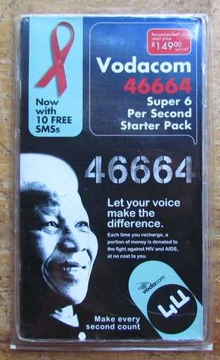 Mandela Vodacom Sim Card Old Brand Vintage Collectible Issue - Sealed**R1 START**