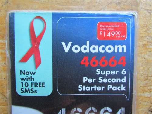 Mandela Vodacom Sim Card Old Brand Vintage Collectible Issue - Sealed**R1 START**