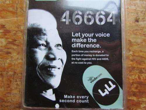 Mandela Vodacom Sim Card Old Brand Vintage Collectible Issue - Sealed**R1 START**