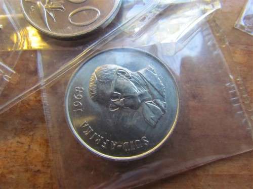 RSA 50c LOT OF COINS - SOMW UNC COINS - 14 COINS - 1 BID FOR THE LOT