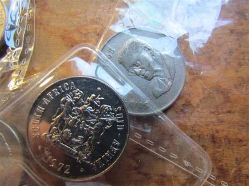 RSA 50c LOT OF COINS - SOMW UNC COINS - 14 COINS - 1 BID FOR THE LOT