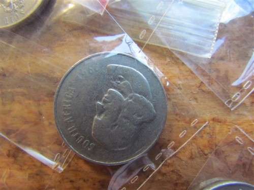 RSA 50c LOT OF COINS - SOMW UNC COINS - 14 COINS - 1 BID FOR THE LOT