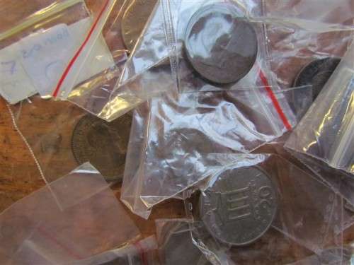 WORLD LOT OF COINS - 1 BID FOR THE LOT
