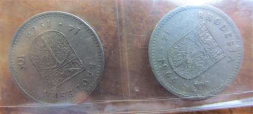 RHODESIA COIN COLLECTION LARGE LOT x 80+ COINS **R1 START** FOR THE LOT