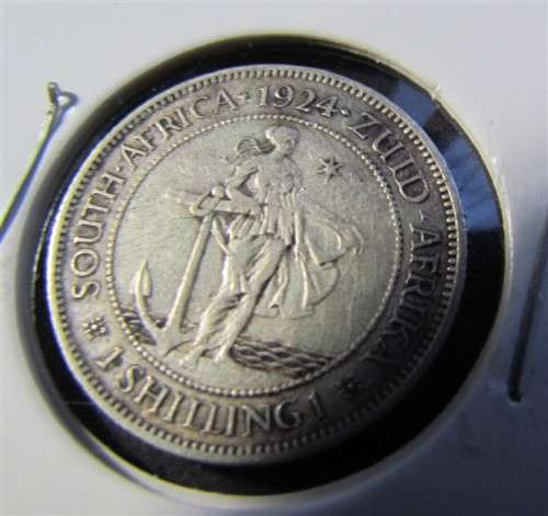 1924 1/ SHILLING - SILVER - GREAT DETAILS