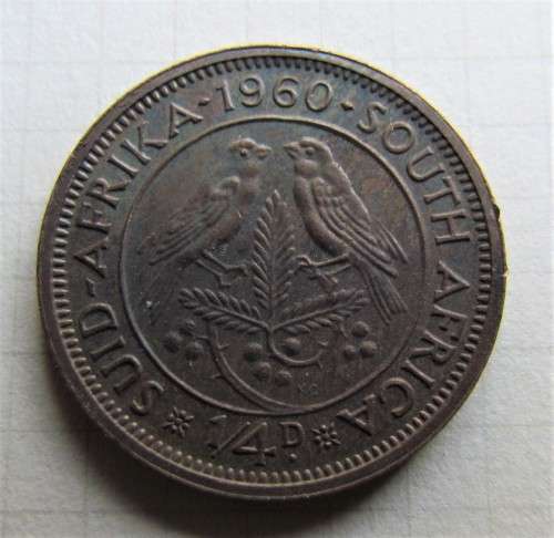1960 SA UNION 1/4 PENNY FARTHING