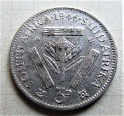 1946 3d TIEKIE - SILVER