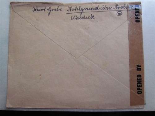 1946 GERMANY - WWII COVER CENSOR COVER