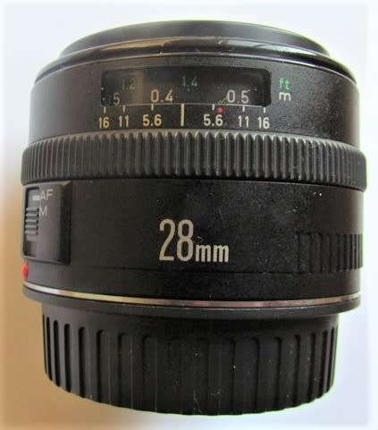 CANON 28mm LENS - HIGH VALUE WIDE ANGLE LENS - CANON ORIGINAL