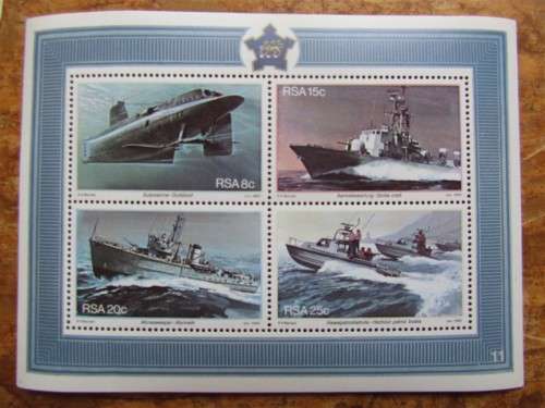 150 X 1982 SIMONSTOWN SA NAVY - MINI SHEET - UMMINT - BID PER SHEET