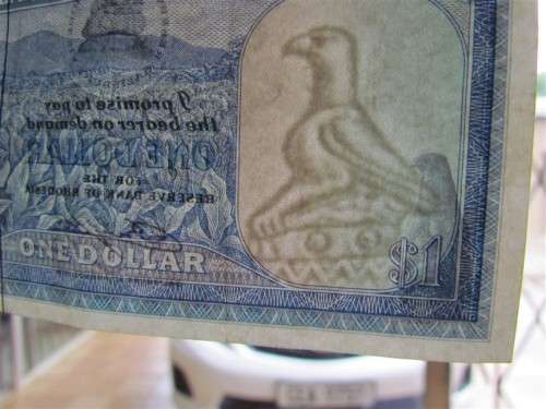 RHODESIA ONE DOLLAR - LONG NECK BIRD WATERMARK *** R1 START***