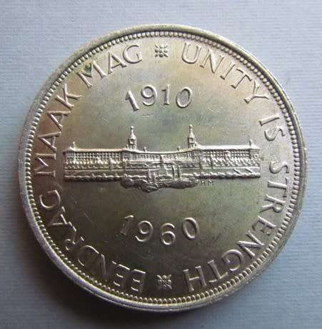 EXCELLENT CONDITION - 1960 5 SHILLINGS CROWN - SILVER ***R1 START***