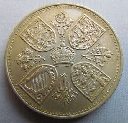 1953 5 SHILLINGS CROWN - EXCELLENT CONDITION