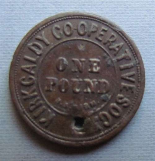 KIRKCALDY CO OPERATIVE ***ONE POUND*** TOKEN