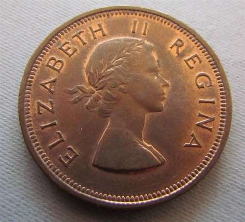 1953 SA UNION PENNY 1D - EXCELLENT CONDITION - LOW START