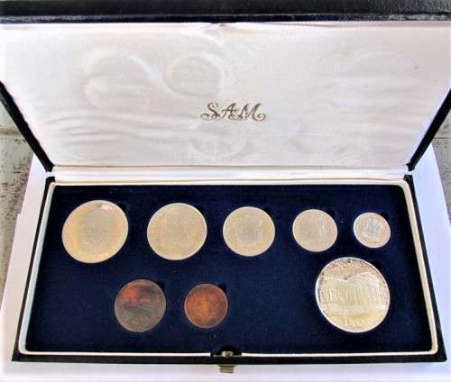 1985 PARLIAMENT DOUBLE  R1 COINS PROOF- SILVER- R1 PROOF SET -  PROOF
