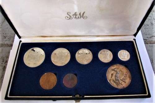 1985 PARLIAMENT DOUBLE  R1 COINS PROOF- SILVER- R1 PROOF SET -  PROOF