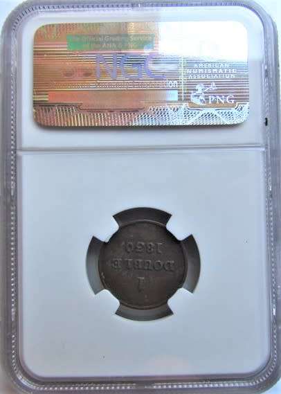 1830 GUERNSEY DOUBLE - NGC GRADED ***RARE***