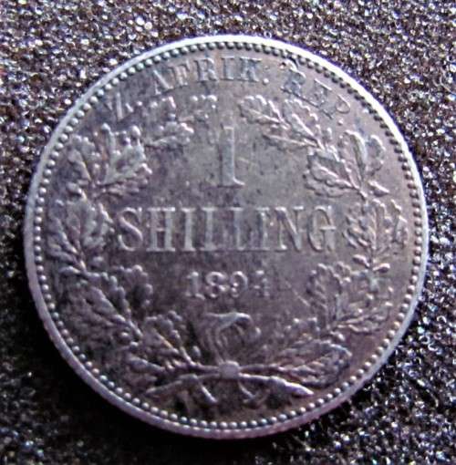 1894 Z.A.R 1 SHILLING SILVER**GREAT DETAILS & CONDITION**R1 START**HARD TO FIND