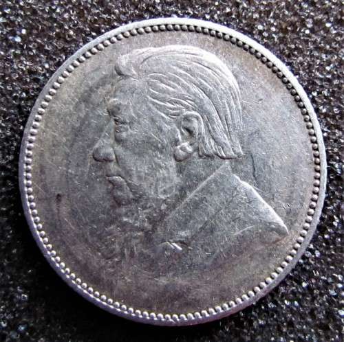 1894 Z.A.R 1 SHILLING SILVER**GREAT DETAILS & CONDITION**R1 START**HARD TO FIND