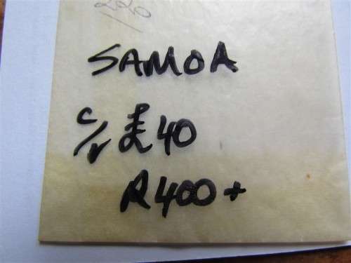 SAMOA - MINT LOT - R400.00 Value